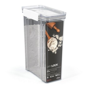 Drylock Tritan Rectangle Food Storage Container, 4 L
