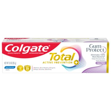 Colgate Total Gum Protect Whitening Toothpaste, 3 oz