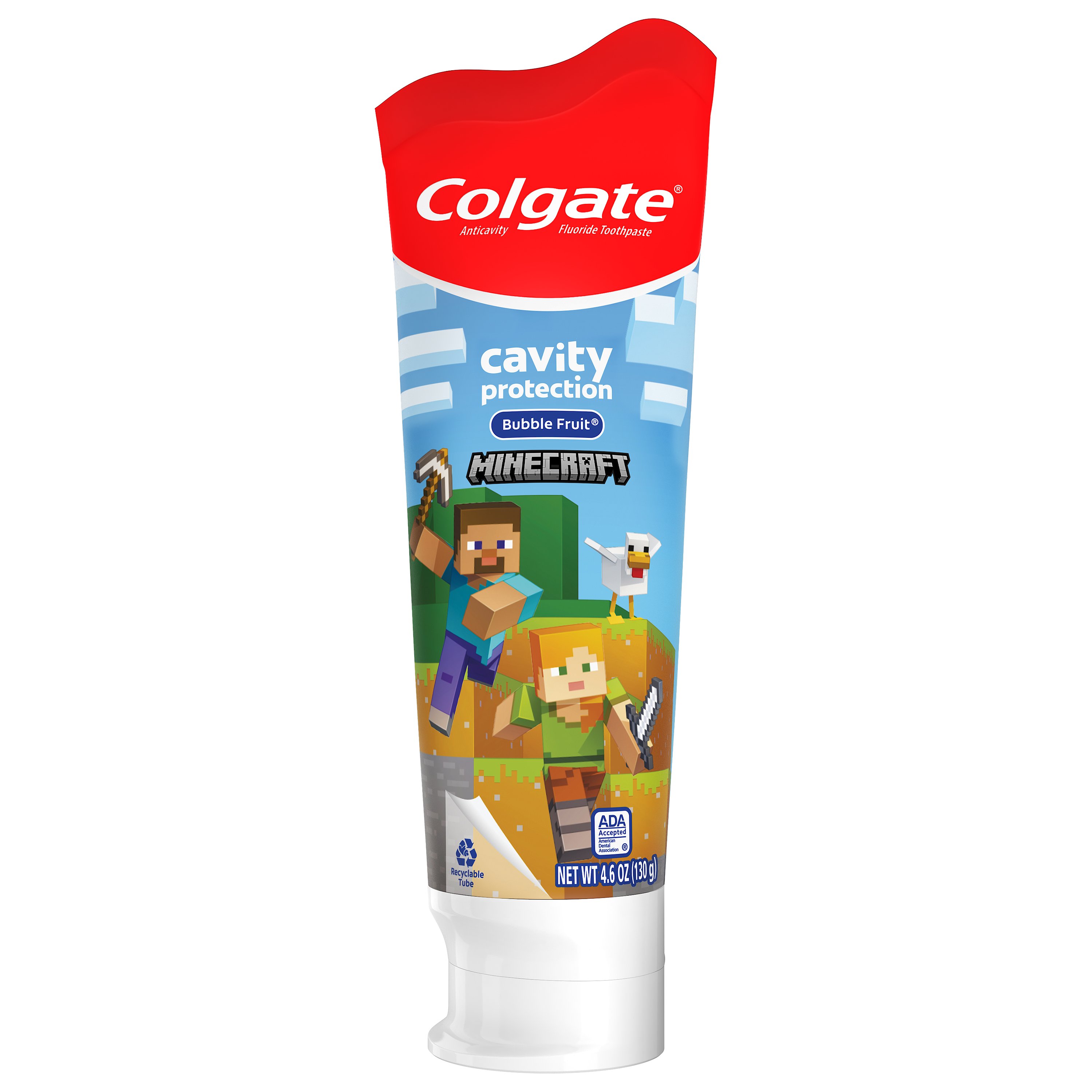 Colgate Minecraft Cavity Protection Bubble Fruit - Shop Toothpaste at H-E-B
