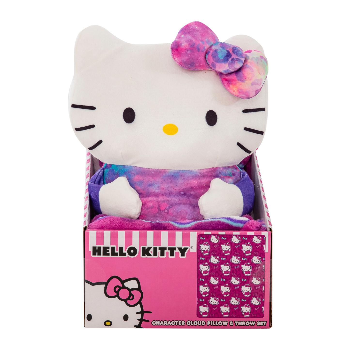 Hello Kitty Cloud Pillow & Throw Blanket Set; image 2 of 3