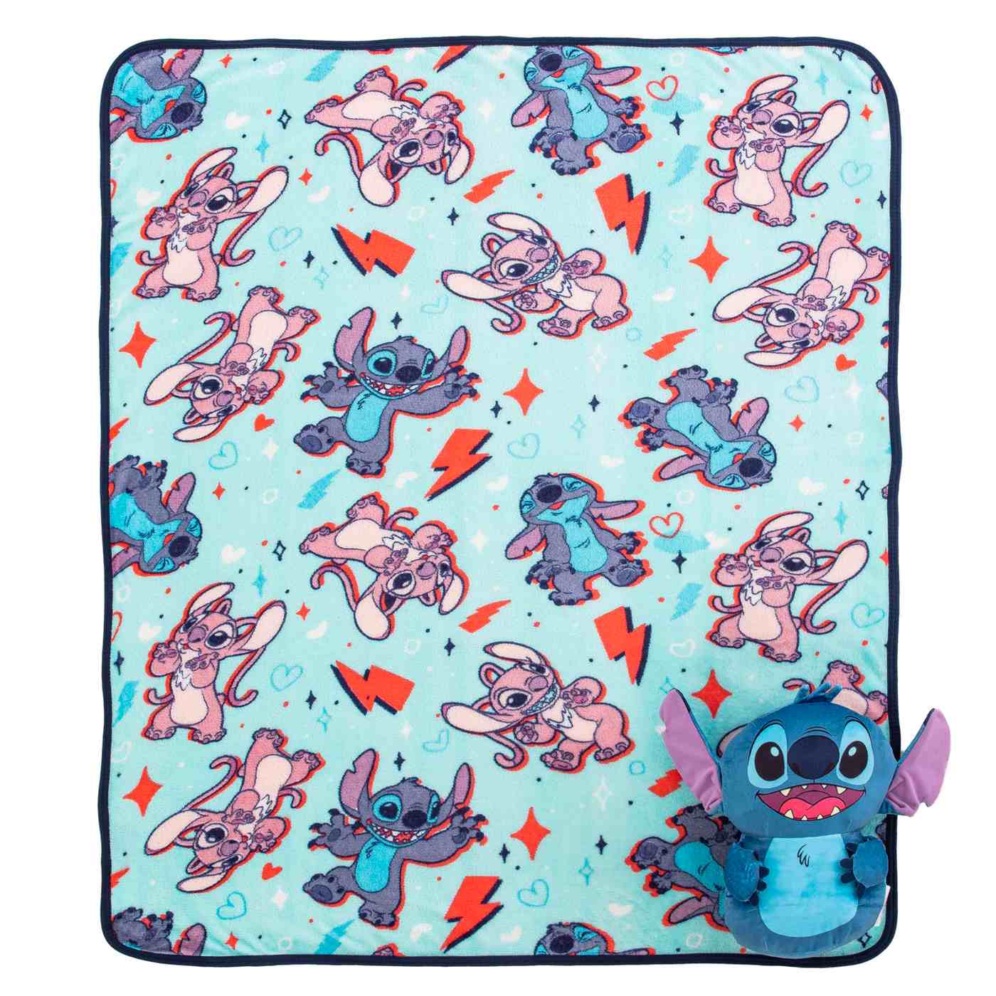 Disney Stitch Cloud Pillow & Throw Blanket Set; image 1 of 3