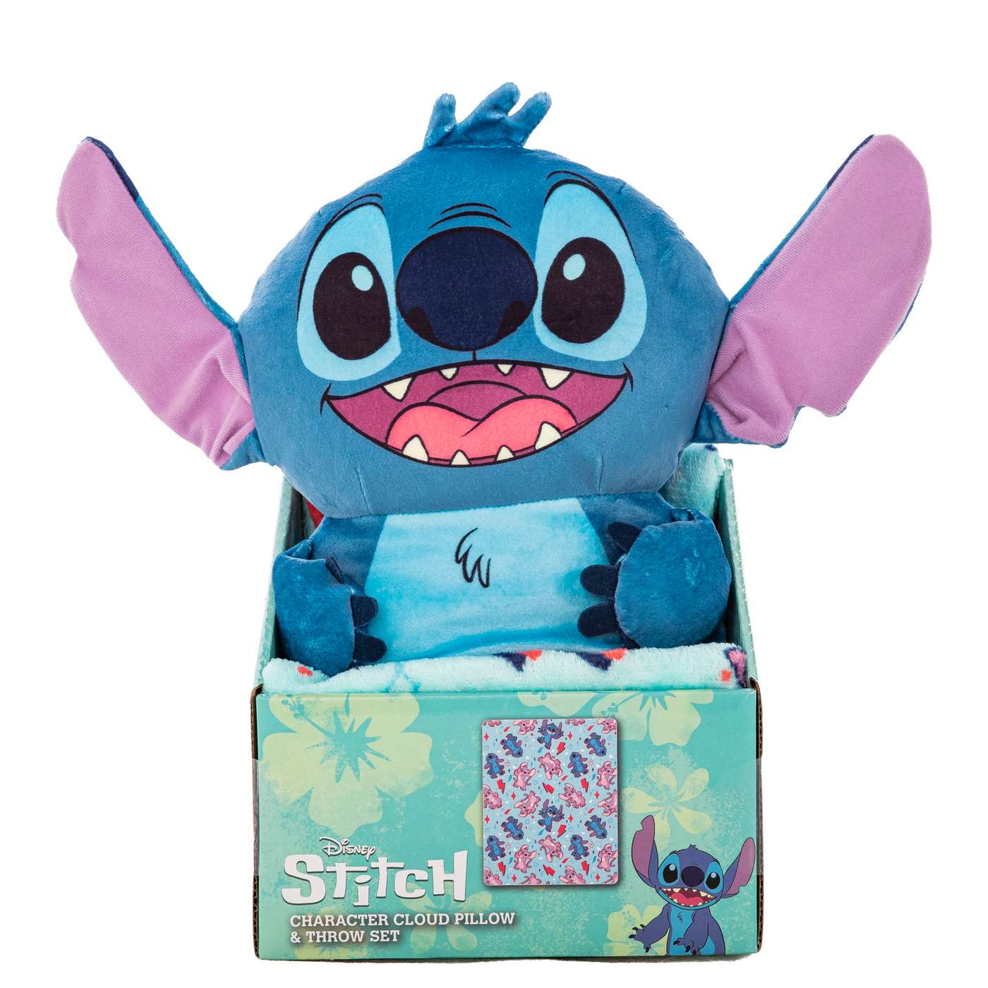 Disney Stitch Cloud Pillow & Throw Blanket Set; image 2 of 3