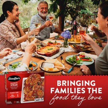 Stouffer's Salisbury Steaks Frozen Meal - Family Size