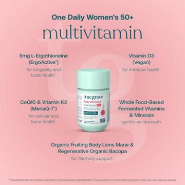 True Grace Daily Women’s 50+ Multivitamin Tablets, 60 ct