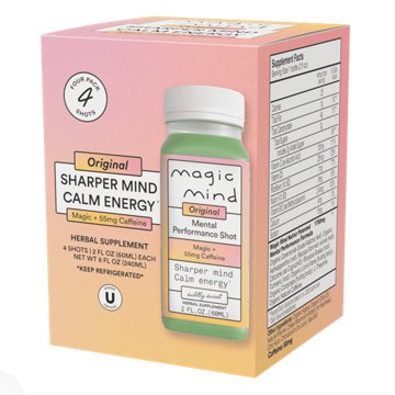 Magic Mind Mental Performance Elixir 4 pk Bottles