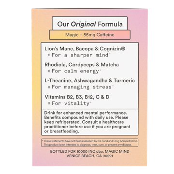 Magic Mind Mental Performance Elixir 4 pk Bottles