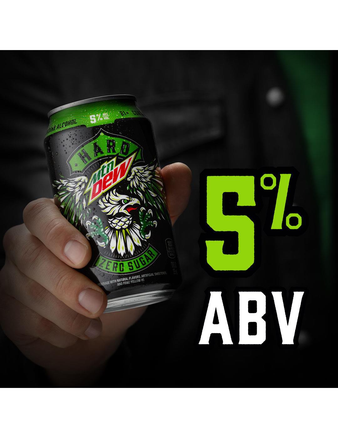 Hard Mountain Dew Mix Pack Alcoholc Beverage 12 pk Cans; image 6 of 6