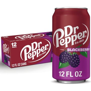 Dr Pepper Blackberry Soda 12 pk Cans