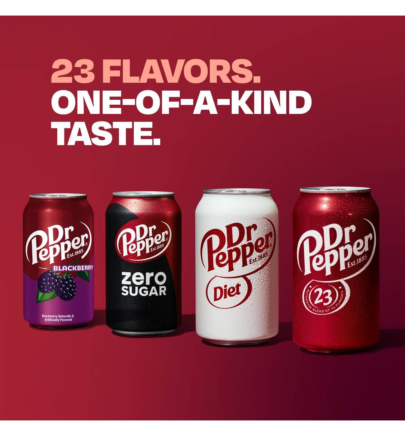 Dr Pepper Blackberry Soda 12 pk Cans; image 3 of 9