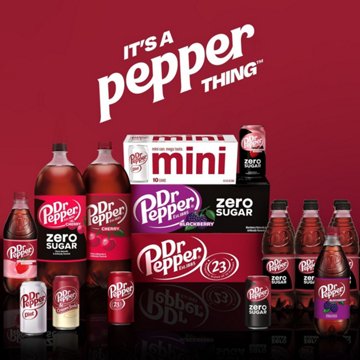 Dr Pepper Blackberry Zero Sugar Soda 12 pk Cans