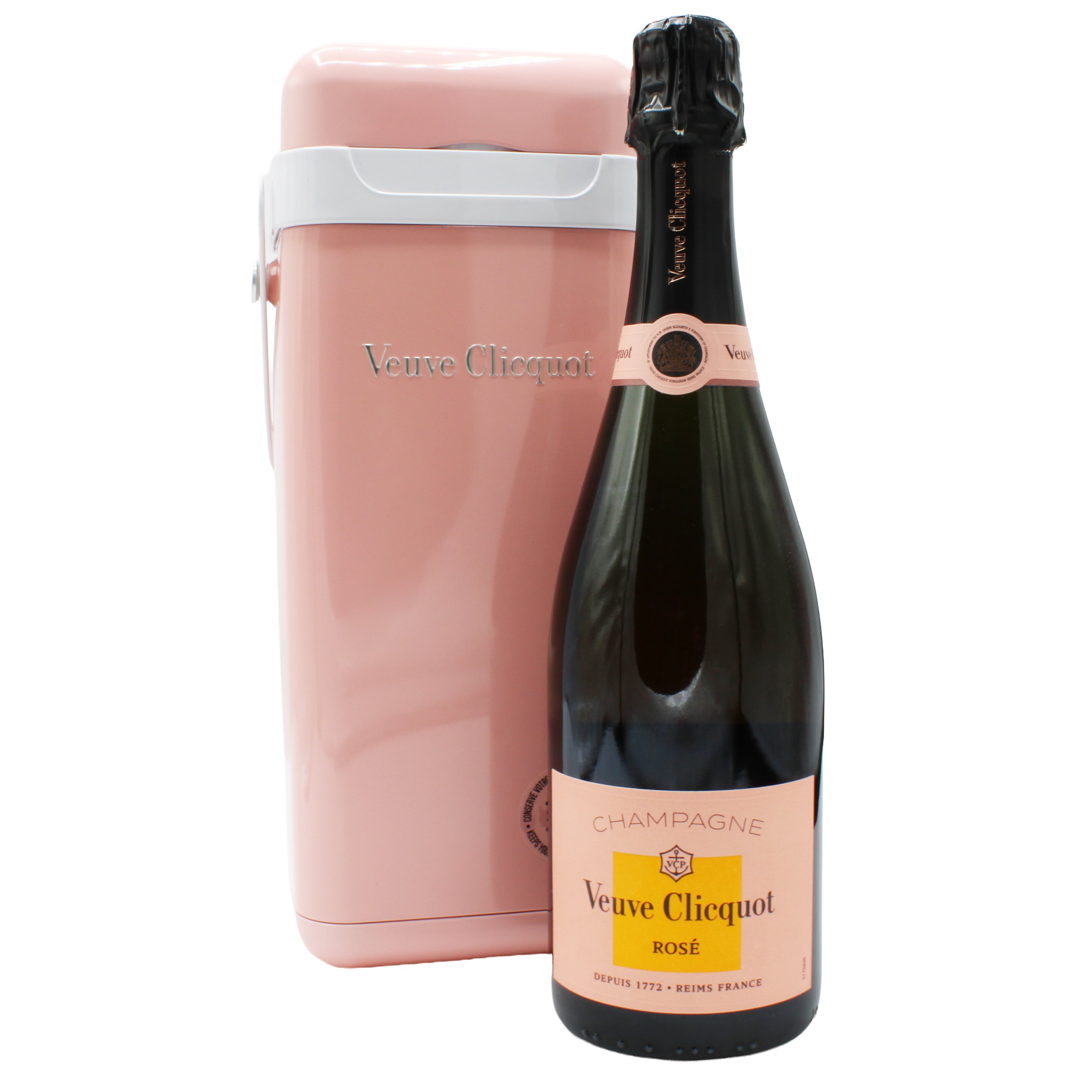 Veuve Clicquot Champagne Brut Rosé with Cooler, 750 mL