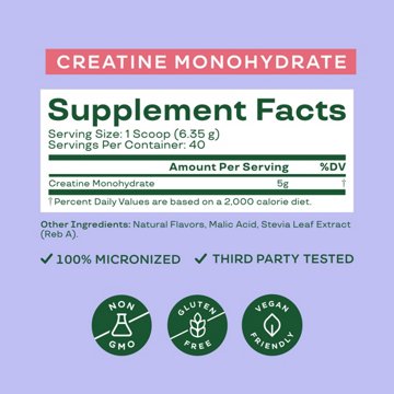 Bloom Creatine Monohydrate - Raspberry Lemon