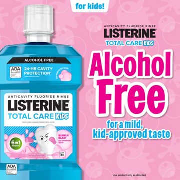 Listerine Total Care Kids Bubble Blast, 16.9 oz