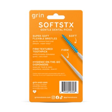 Grin Softstx Soft Dental Picks, 90 ct