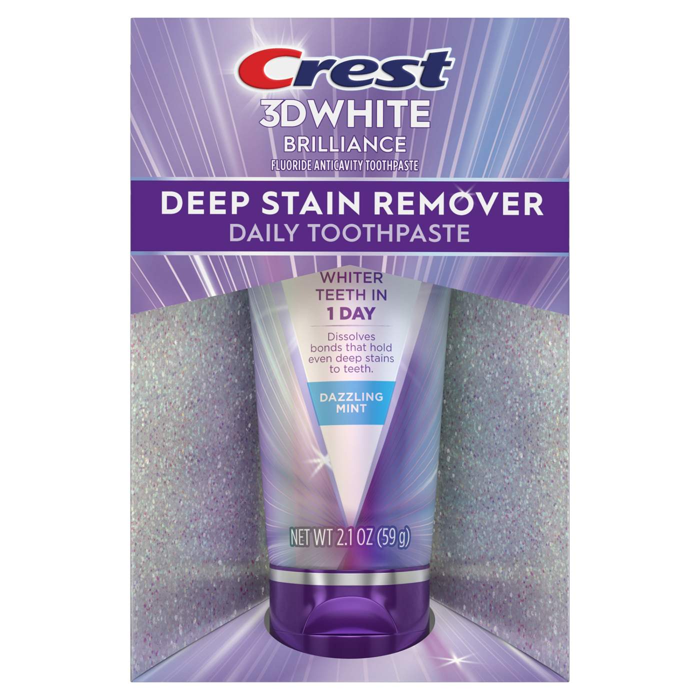 Crest 3DWhite Brilliance Deep Stain Remover Toothpaste - Dazzling Mint; image 8 of 10