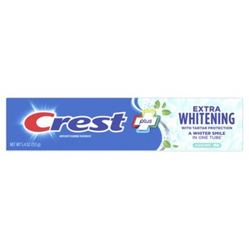 Crest Plus Extra Whitening Toothpaste - Clean Mint