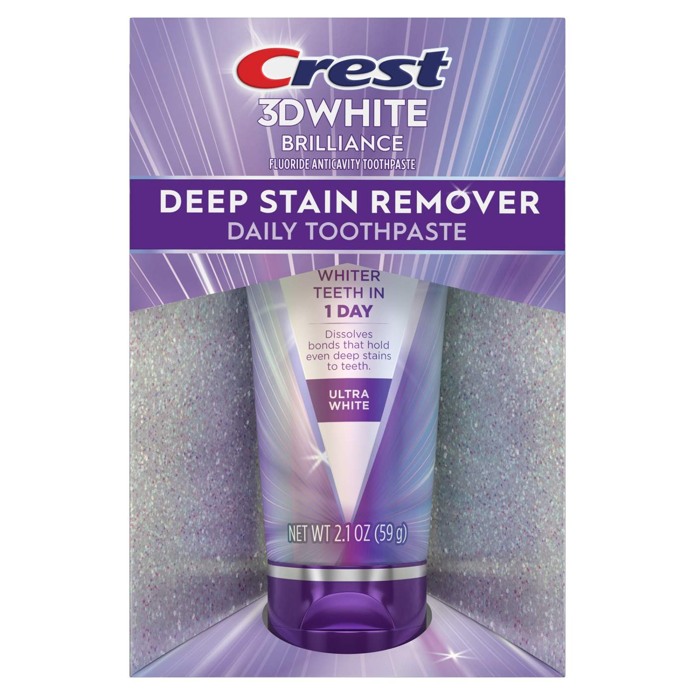 Crest 3D White Brilliance Deep Stain Remover Daily Toothpaste; image 4 of 10
