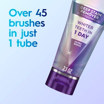 Crest 3D White Brilliance Deep Stain Remover Daily Toothpaste, 2.1 oz