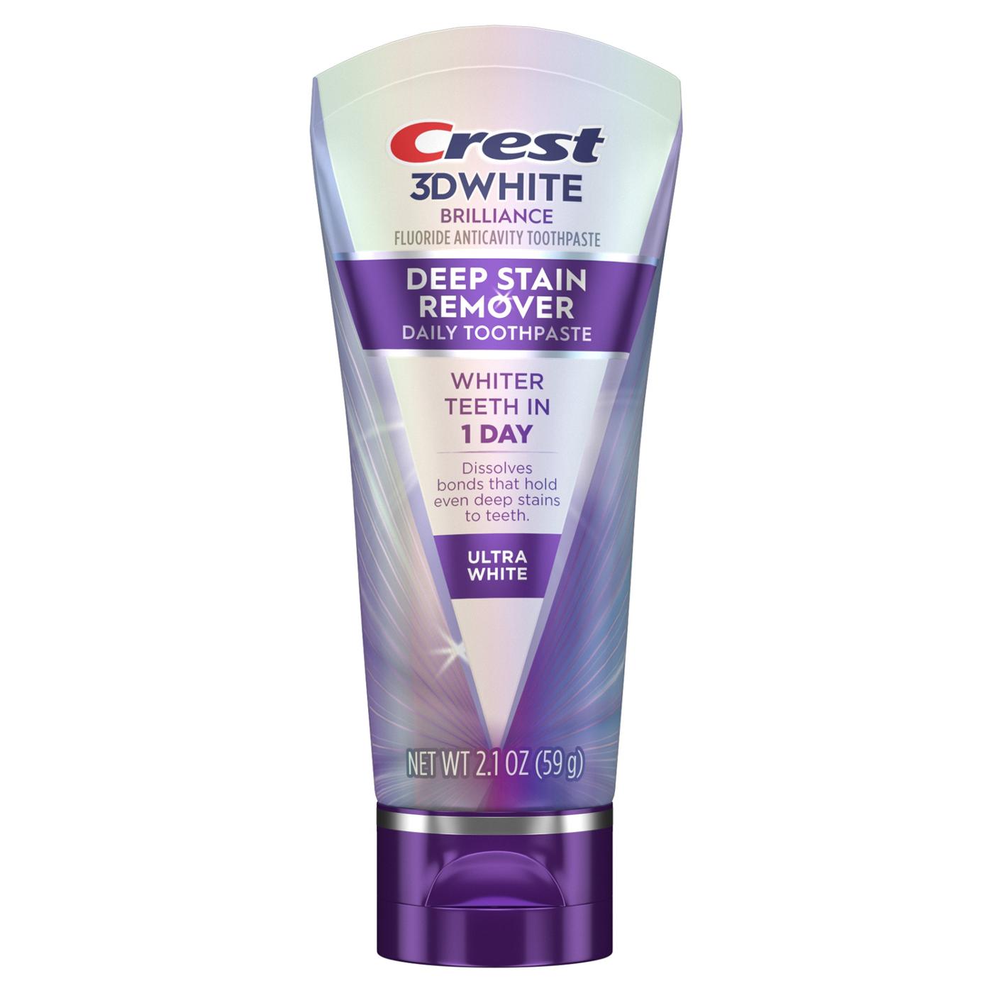 Crest 3D White Brilliance Deep Stain Remover Daily Toothpaste; image 7 of 10