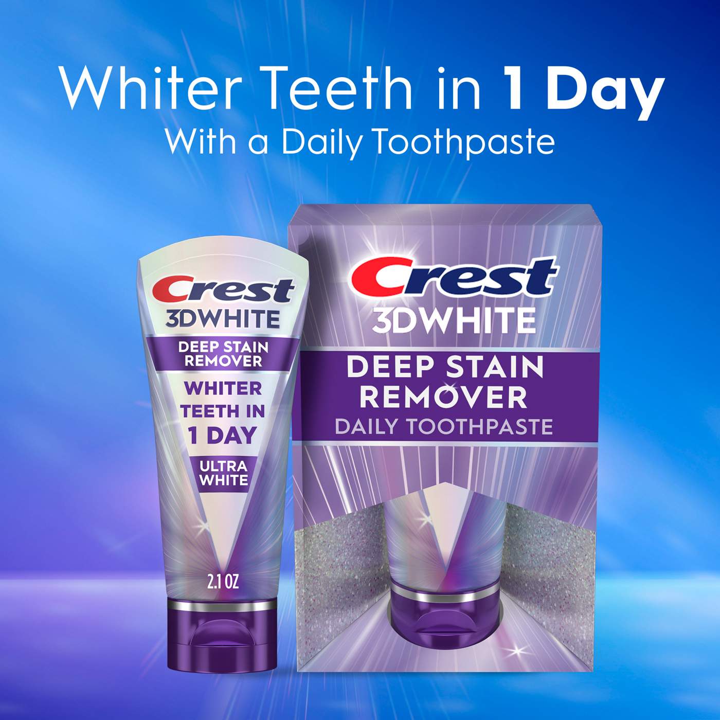Crest 3D White Brilliance Deep Stain Remover Daily Toothpaste; image 9 of 10