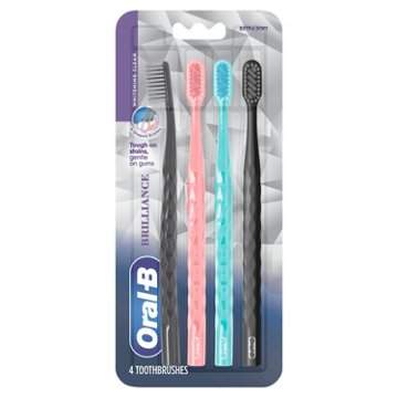 Oral-B Whitening Brilliance Toothbrushes - Extra Soft