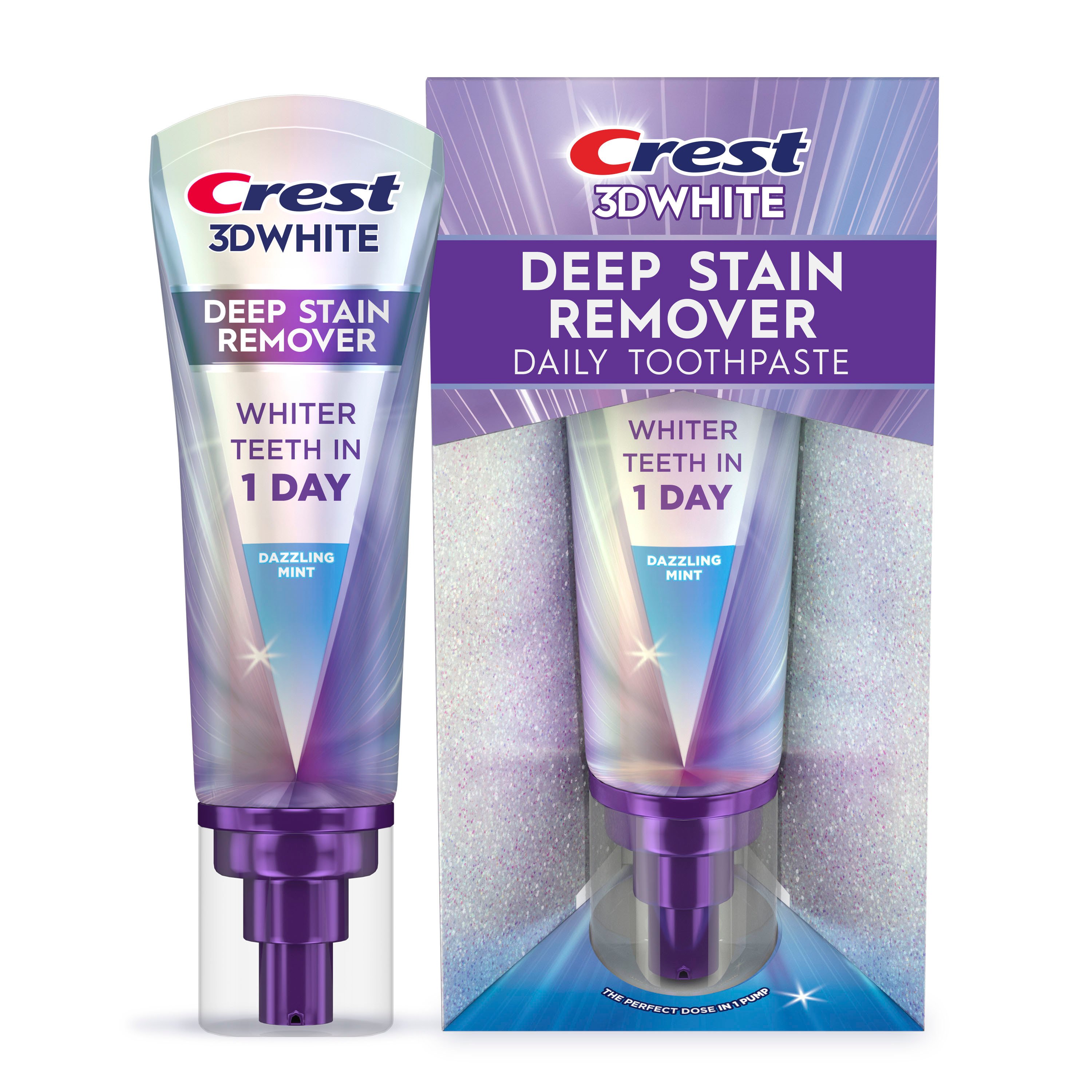 Crest 3D White Stain Remover Daily Toothpaste Dazzling Mint - Shop