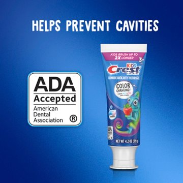 Crest Kids Advanced Color Change Toothpaste Strawberry