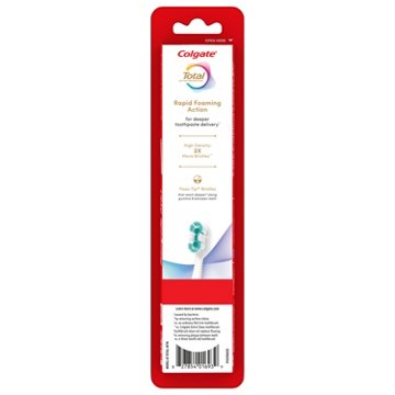 Colgate Total Foaming Clean Medium Toothbrush 2 Count