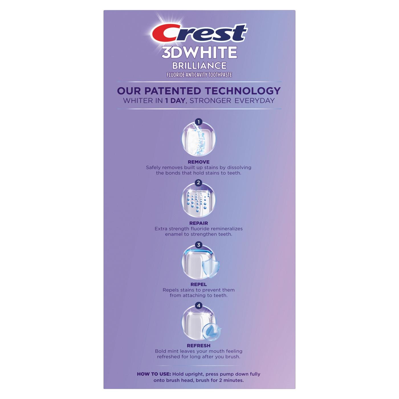 Crest 3D White Deep Stain Remover Toothpaste Ultra White; image 6 of 10