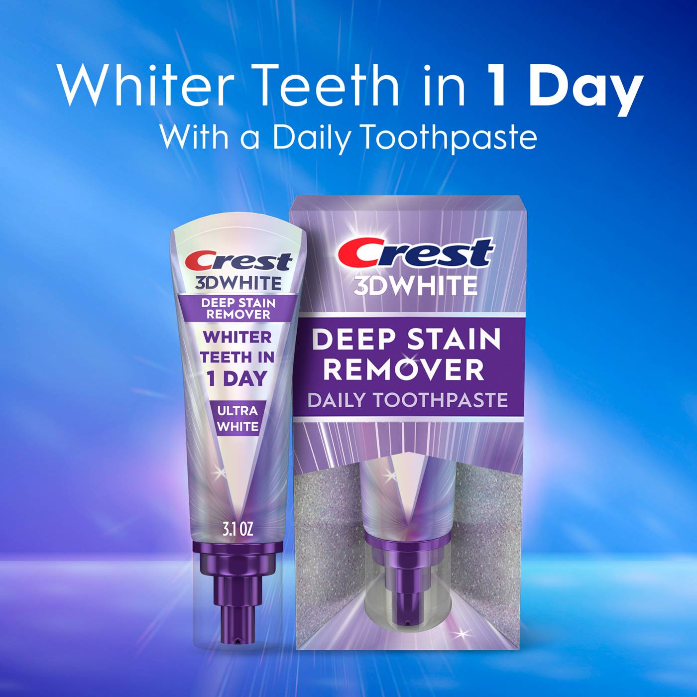 Crest 3D White Deep Stain Remover Toothpaste Ultra White; image 8 of 10