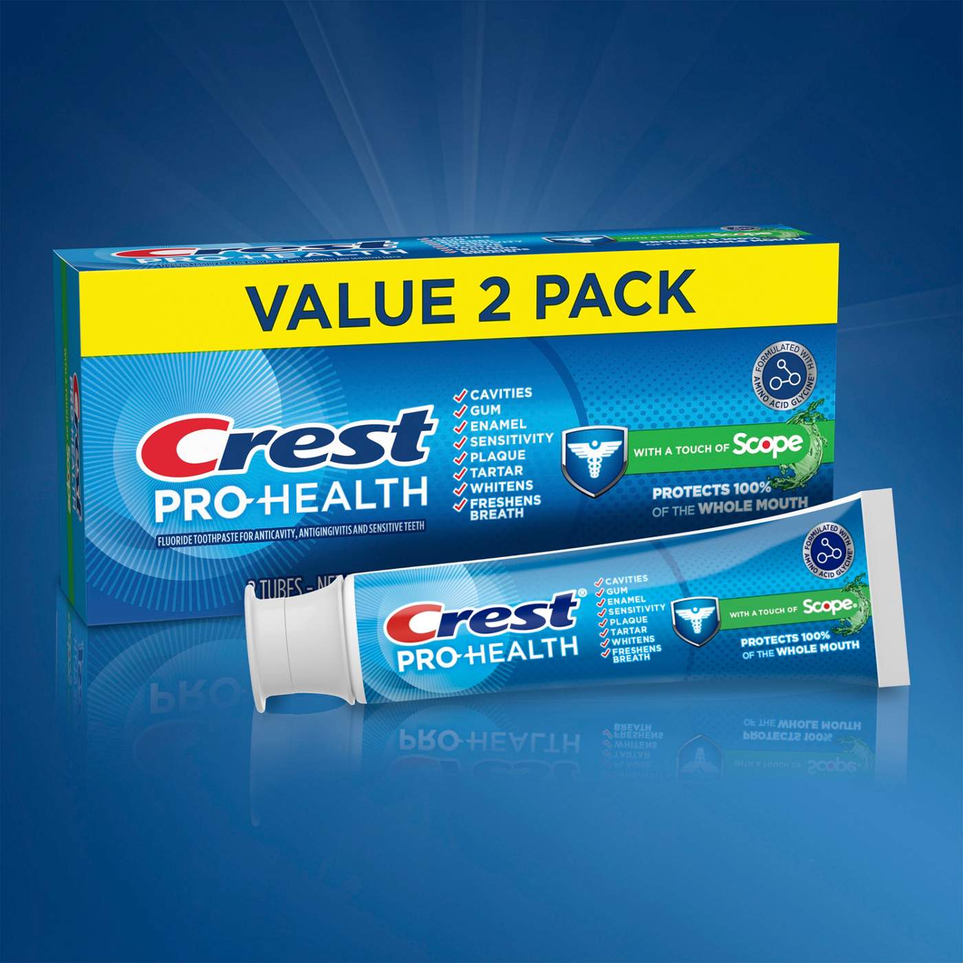 Crest Pro-Health Toothpaste Plus Scope, 4.3oz 2 Pk; image 6 of 10