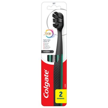 Colgate Total Whitening Toothbrush 2 Count