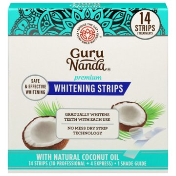 Guru Nanda Premium Whitening Strips, 14 ct
