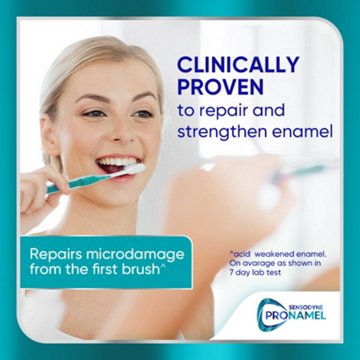 Sensodyne Pronamel Clinical Enamel Strength Toothpaste, Deep Clean, 3.4 oz
