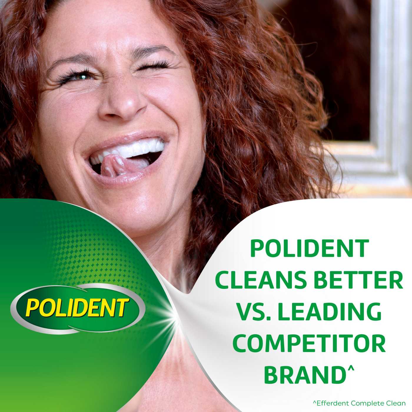 Polident Overnight Whitening Antibacterial Dental Appliance Cleanser Tablets; image 3 of 5