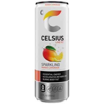 Celsius Zero Sugar Sparkling Energy Drink - Mango Lemonade