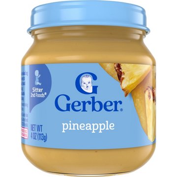 Gerber Stage 2 Baby Food - Pineapple, 4 oz