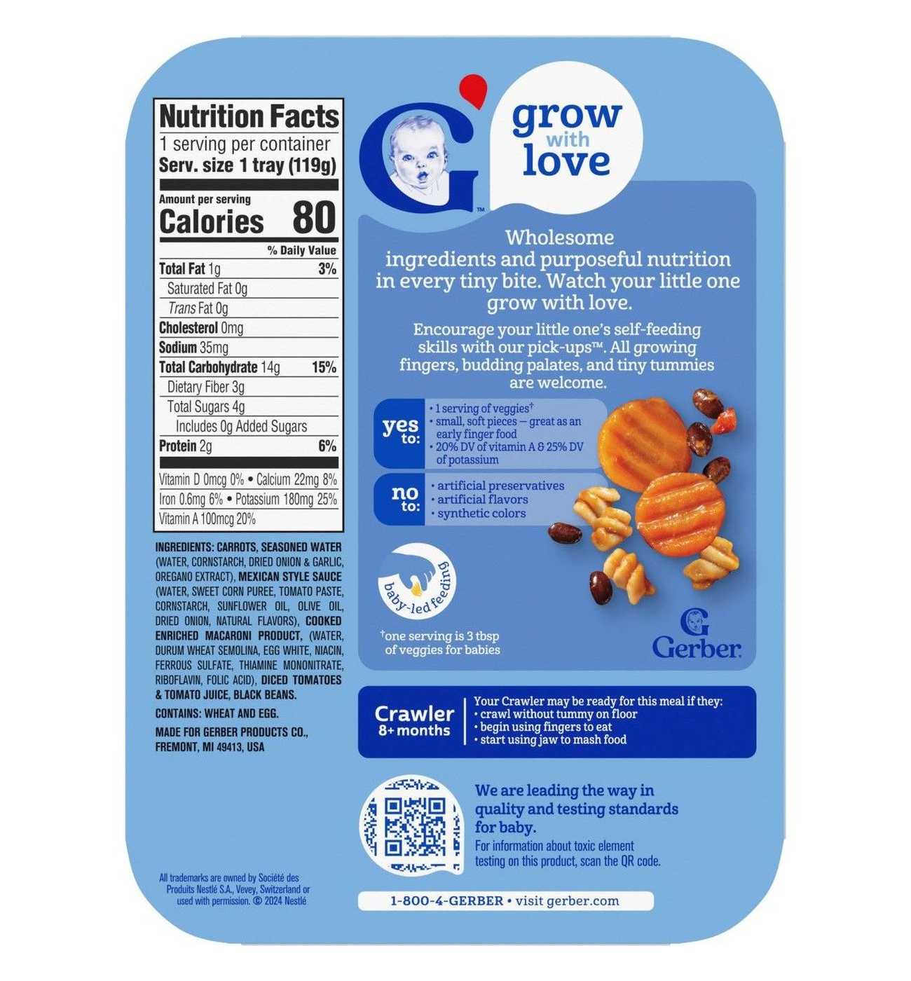 Gerber Pick-Ups Mild Mexican Style Pasta; image 3 of 3