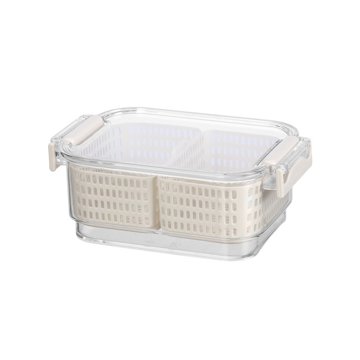Felli Duo Fresh Pro Refrigerator Storage Container, 680 mL