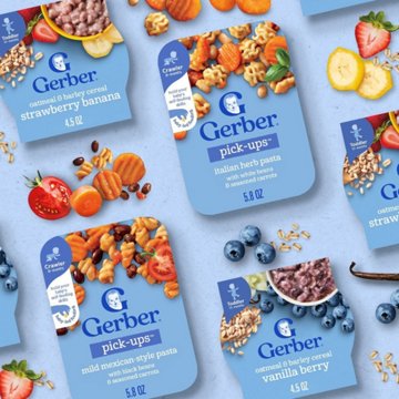 Gerber Oatmeal & Barley - Vanilla Berry Cereal, 4.5 oz