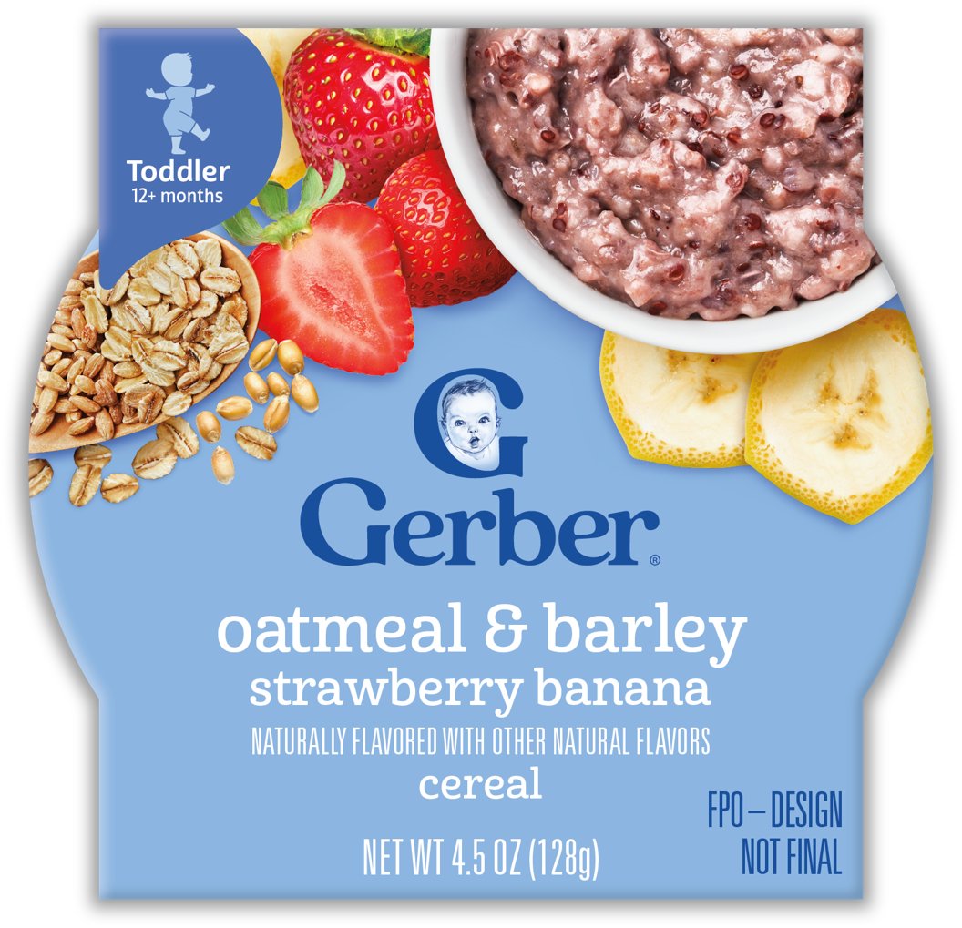 Gerber Oatmeal Barley Strawberry Banana Cereal Shop Baby