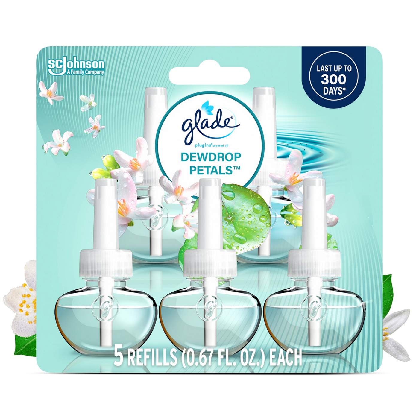 Glade Glade Plug In Scented Oil Refill - Dewdrop Petals - 3.35 oz; image 2 of 8