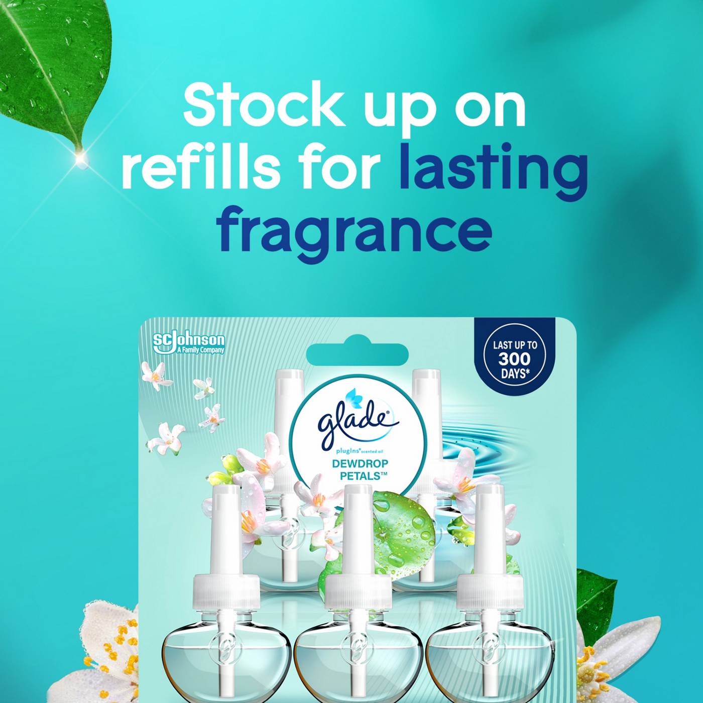 Glade Glade Plug In Scented Oil Refill - Dewdrop Petals - 3.35 oz; image 6 of 8
