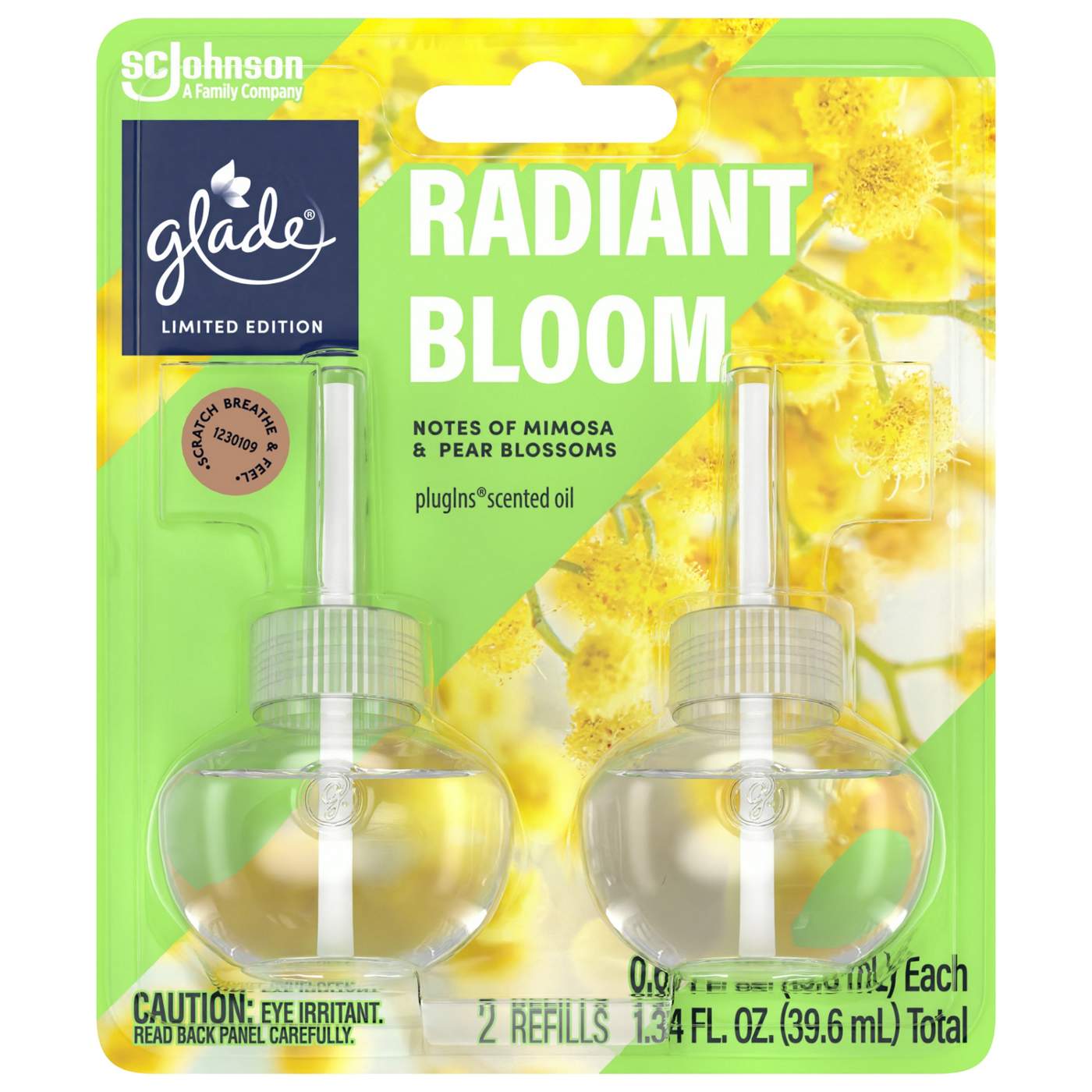 Glade PlugIns Scented Oil Air Freshener, Radiant Bloom Limited Edition, 1.34 oz; image 1 of 8