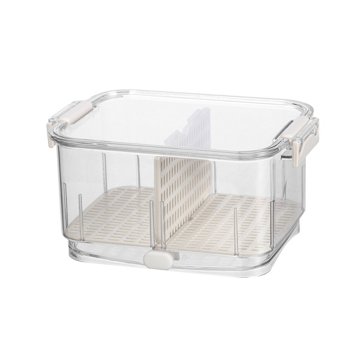 Felli Duo Fresh Refrigerator Storage Container, 2400 mL