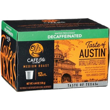 CAFE Olé by H-E-B Decaf Taste Of Austin Medium Roast Single Serve Pods