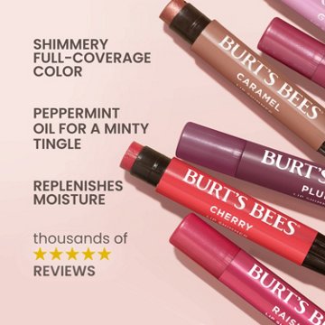 Burt's Bees Lip Shimmer - Pink Collection
