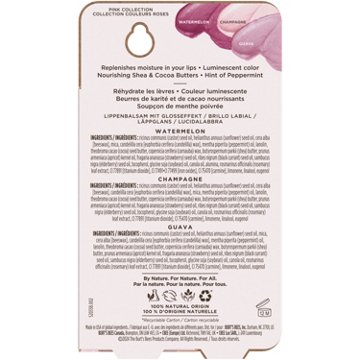 Burt's Bees Lip Shimmer - Pink Collection