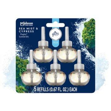 Glade Plug In Scented Oil - Fresh Sea Mist & Cypress - 3.35 oz