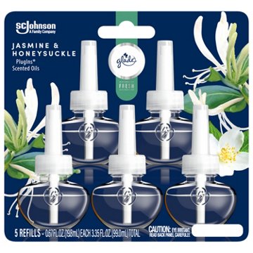 Glade Plug In Scented Oil - Fresh Jasmine & Honeysuckle - 3.35 oz